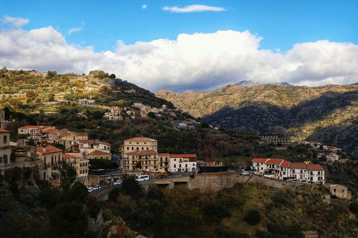 View of Savoca, Sicily